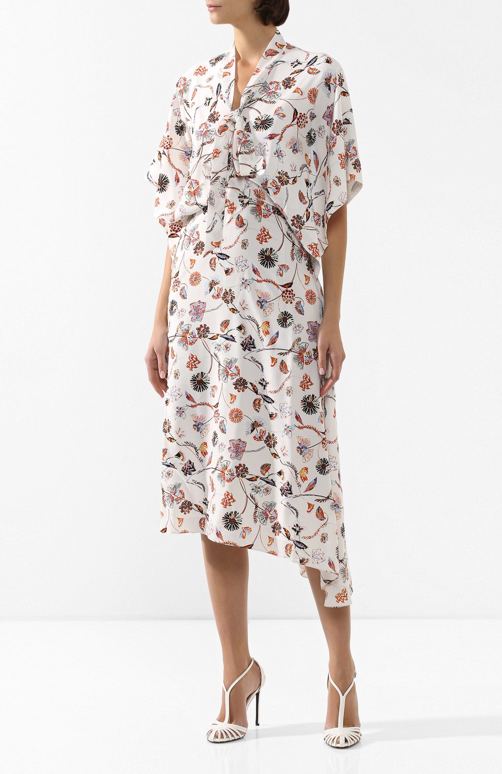 Платье ROLAND MOURET разноцветного цвета по цене 139500 руб., арт. PS20/S0360/F0403, фото 3 Платье ROLAND MOURET, арт. PS20/S0360/F0403, фото 3