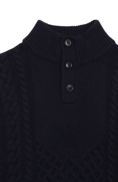 Свитер из хлопка и шерсти EMPORIO ARMANI, арт. EB001591/AF27319, фото 3