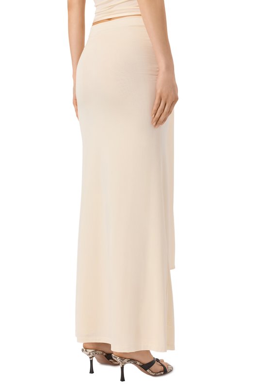 Юбка из вискозы Aya Muse AMSS2644/KAIMA SKIRT Кремовый  AMSS2644/KAIMA SKIRT Фото 4