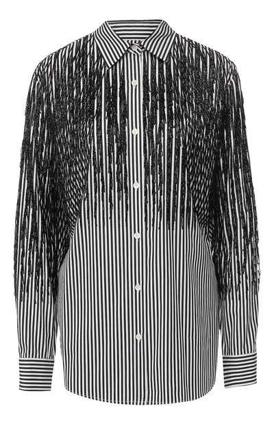Женская хлопковая рубашка DRIES VAN NOTEN, арт. 191-10755-7215