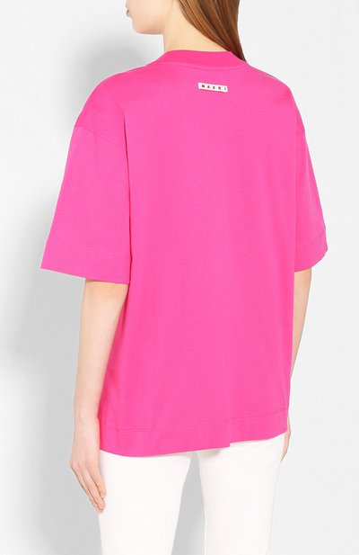 Хлопковая футболка MARNI, арт. THJET49EPC/SCQ65, фото 4