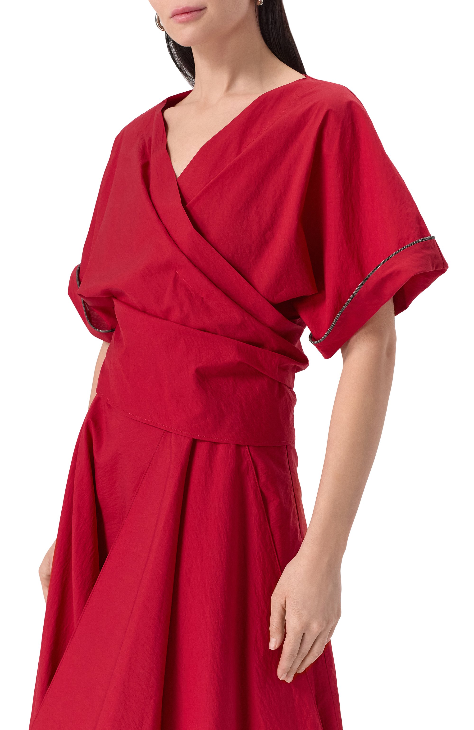 Хлопковый топ BRUNELLO CUCINELLI, арт. M0F79FB206, фото 3