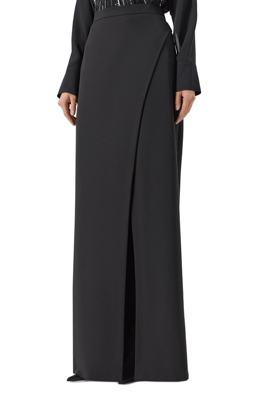 Шерстяная юбка Zuhair Murad FSK25327/W0W0004 Чёрный  FSK25327/W0W0004 Фото 3