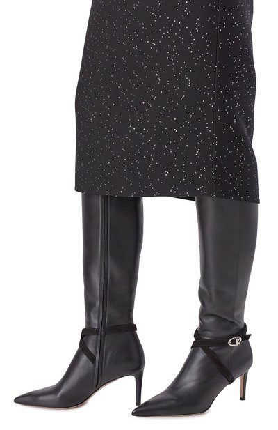 Кожаные сапоги KITON, арт. D60830K0901F11, фото 3