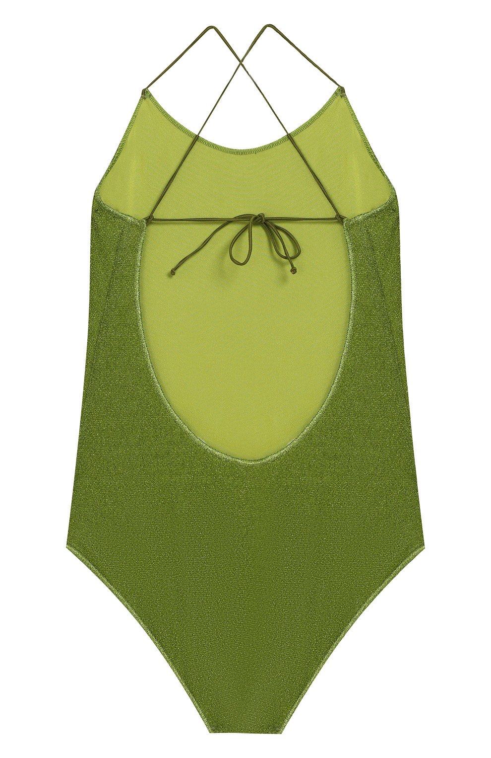 Слитный купальник OSEREE зеленого цвета по цене 14050 руб., арт. LIS601 G/MAILL0T LUREX, фото 2 Слитный купальник OSEREE, арт. LIS601 G/MAILL0T LUREX, фото 2