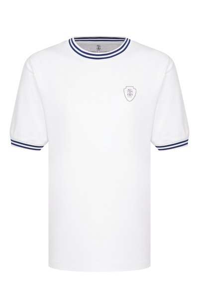 Мужская хлопковая футболка BRUNELLO CUCINELLI, арт. M0B131386T