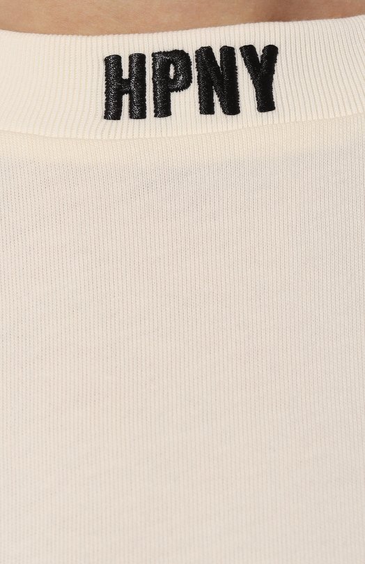 Хлопковая футболка Heron Preston Кремовый, фото 5