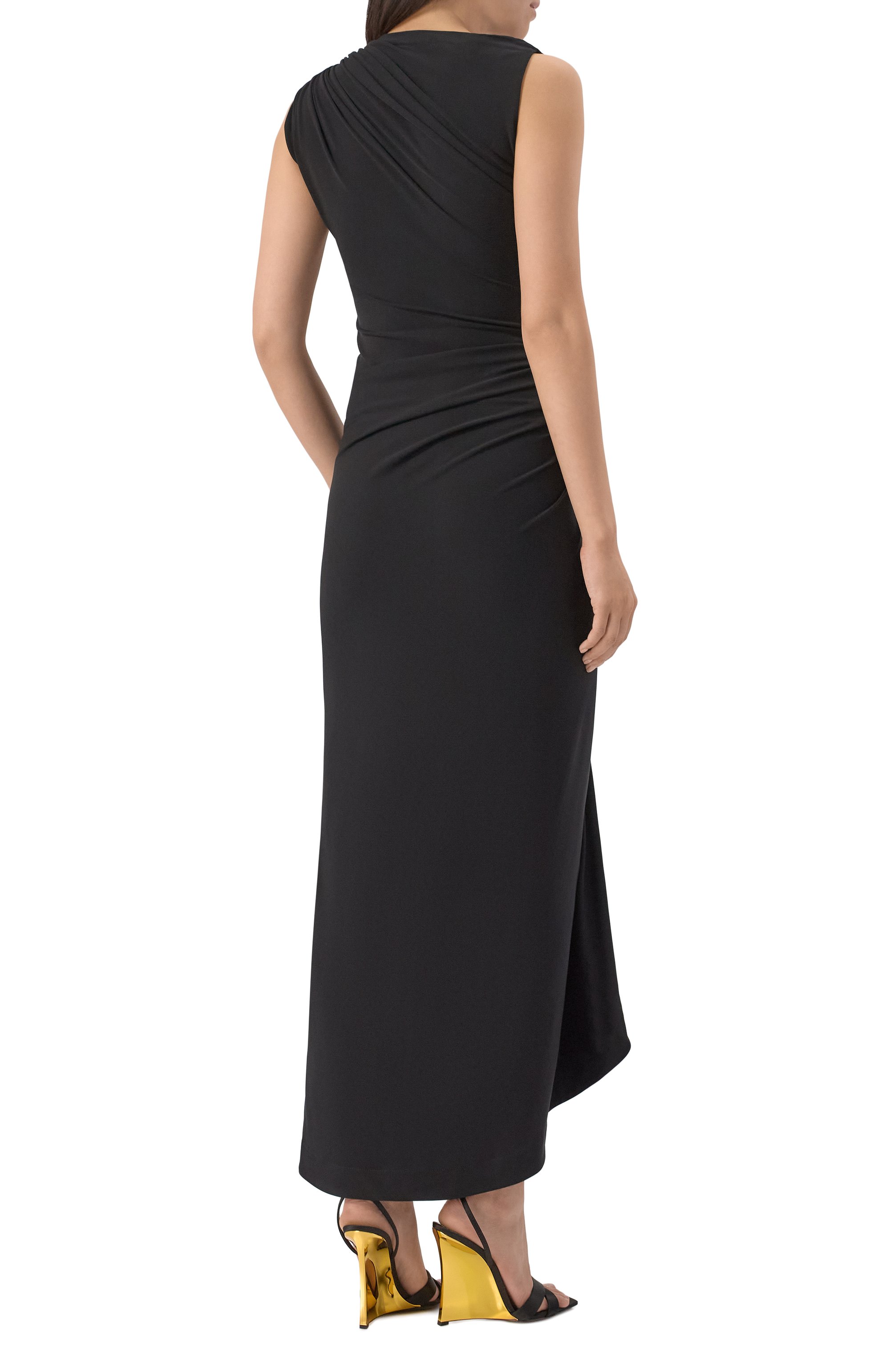 Платье из вискозы BOTTEGA VENETA, арт. 831590/V4YX0, фото 4