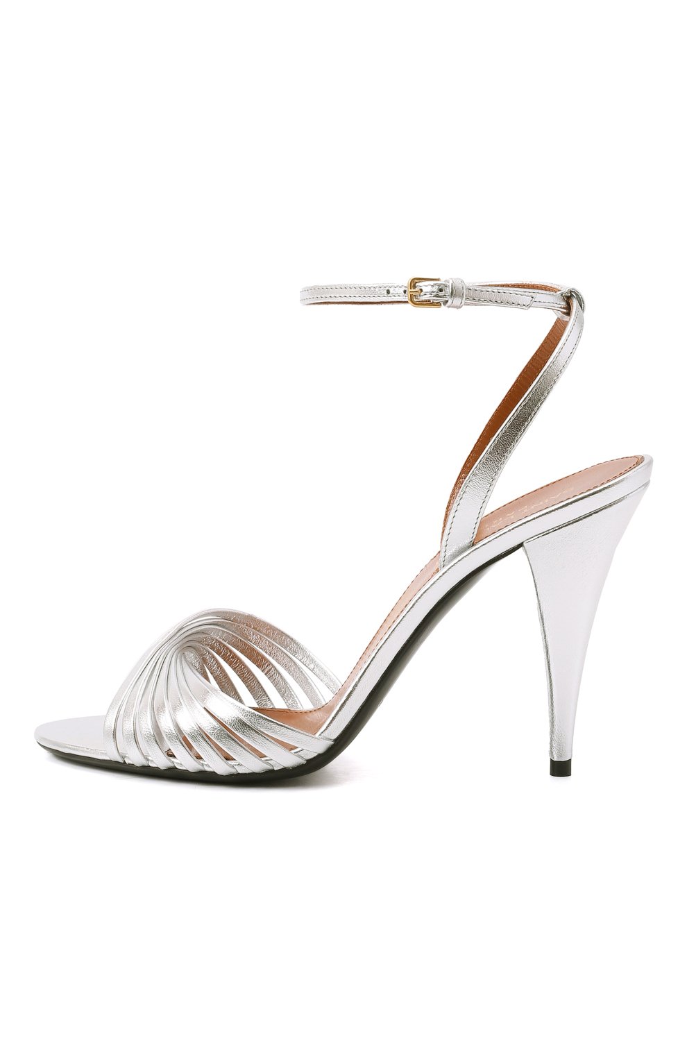 Кожаные босоножки tina SAINT LAURENT, арт. 686278/AAADW, фото 4