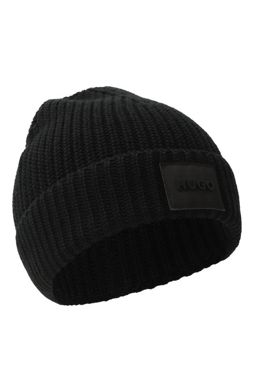 Комплект из шапки и шарфа HUGO 50551423 Чёрный  50551423 Фото 2