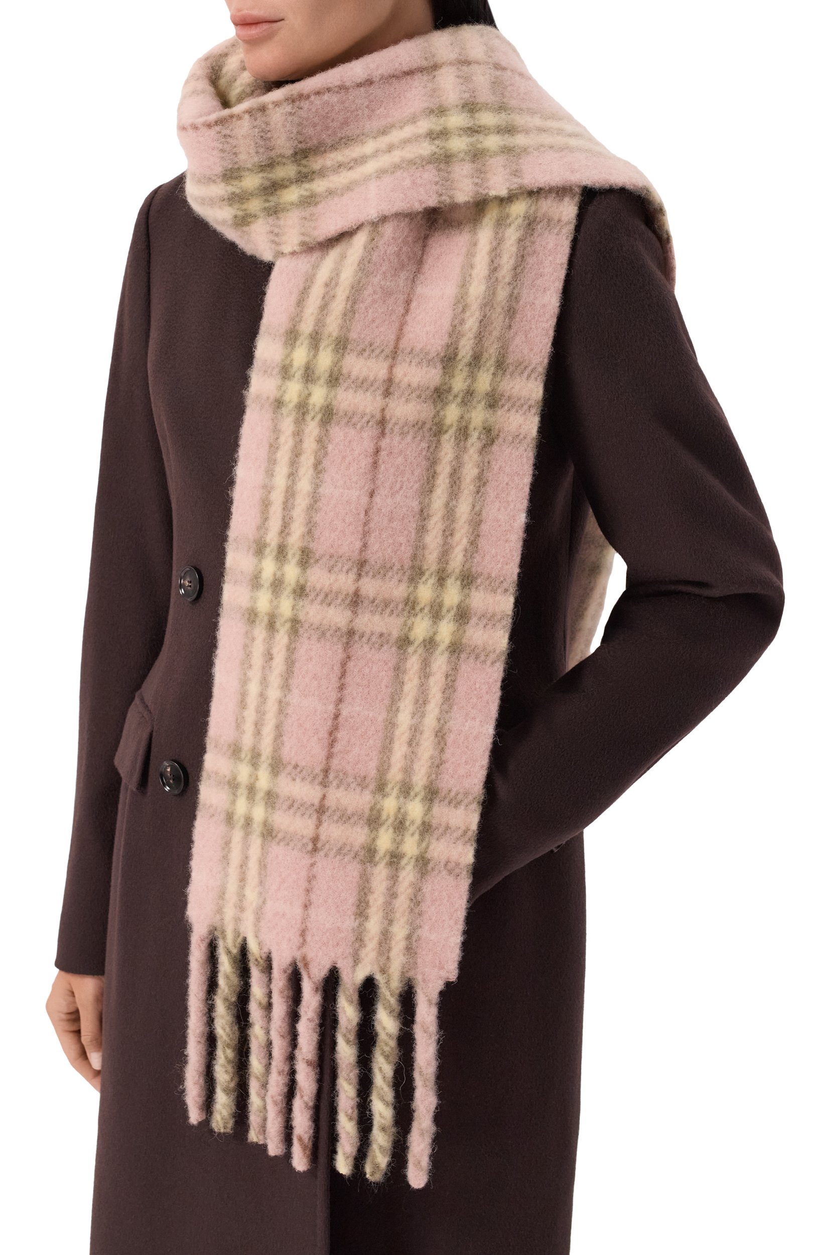 Шерстяной шарф BURBERRY, арт. 8126901, фото 2