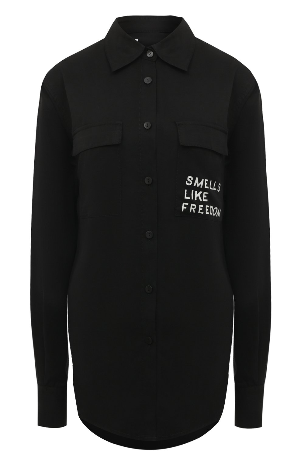 Рубашка 5PREVIEW черного цвета по цене 20670 руб., арт. 5PWSP23023, фото 1 Рубашка 5PREVIEW, арт. 5PWSP23023, фото 1