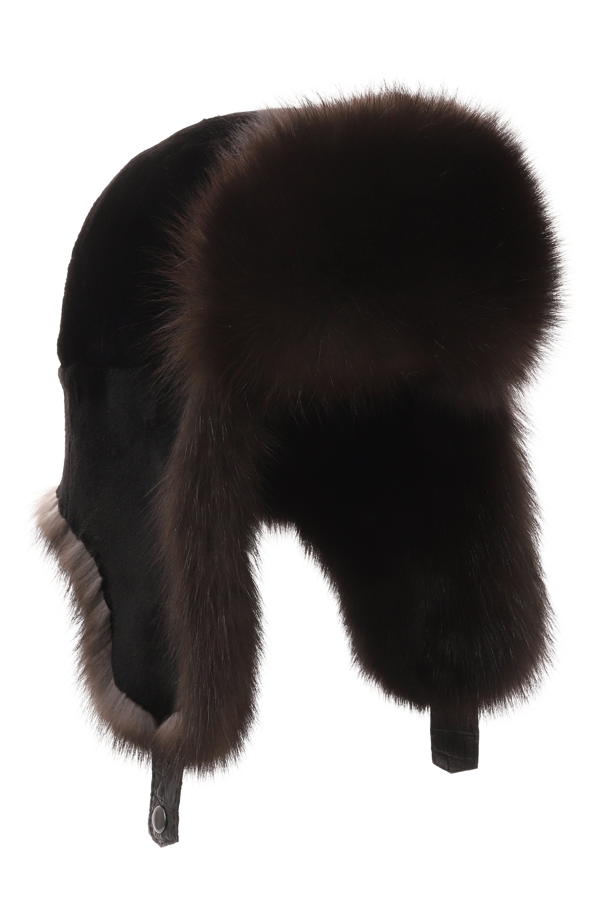 Меховая шапка-ушанка майкл из соболя и норки FURLAND, арт. 0201431650004100004, фото 1