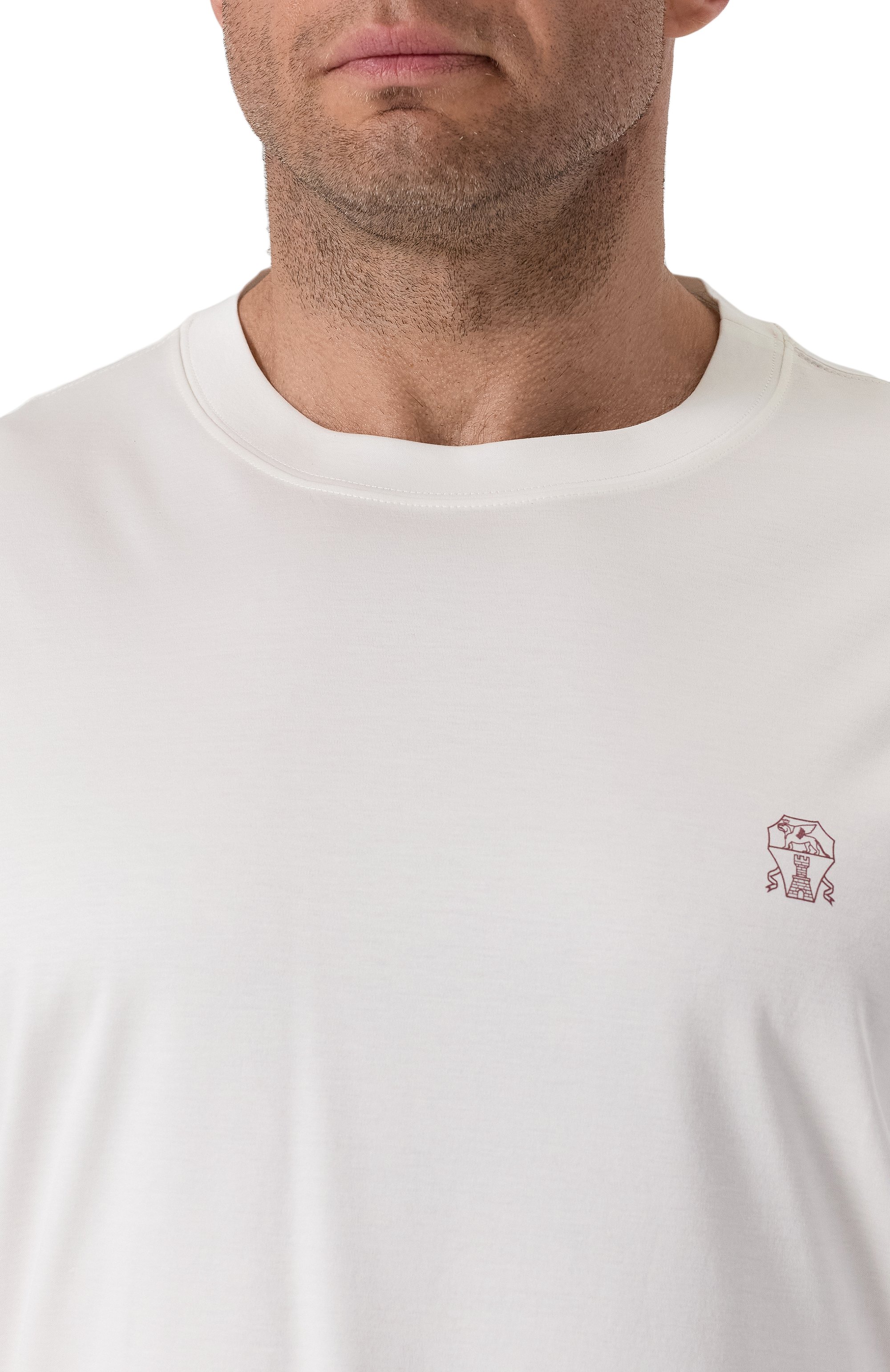 Хлопковая футболка BRUNELLO CUCINELLI, арт. M0B138440, фото 5