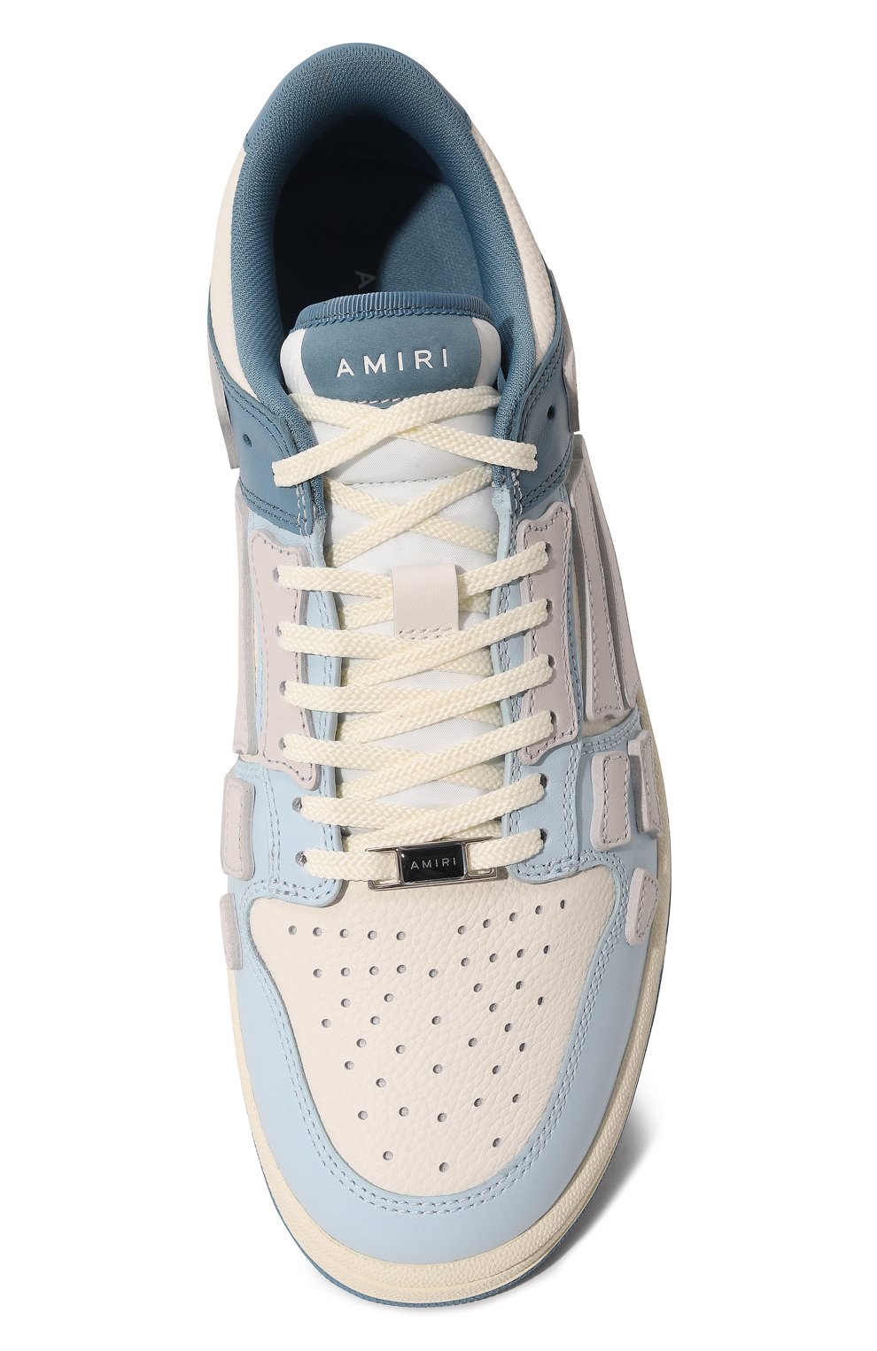 Кожаные кеды collegiate skel-top AMIRI, арт. AMF0SR1031, фото 6