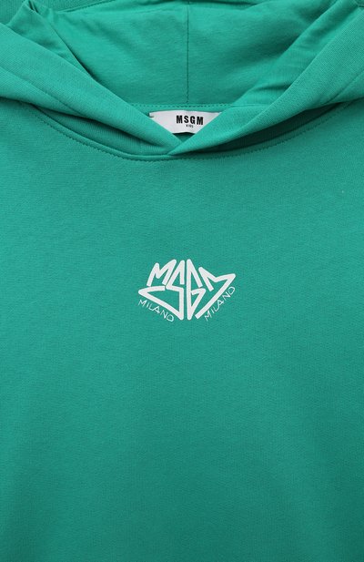 Хлопковое худи MSGM KIDS, арт. F4MSJBHS202, фото 3