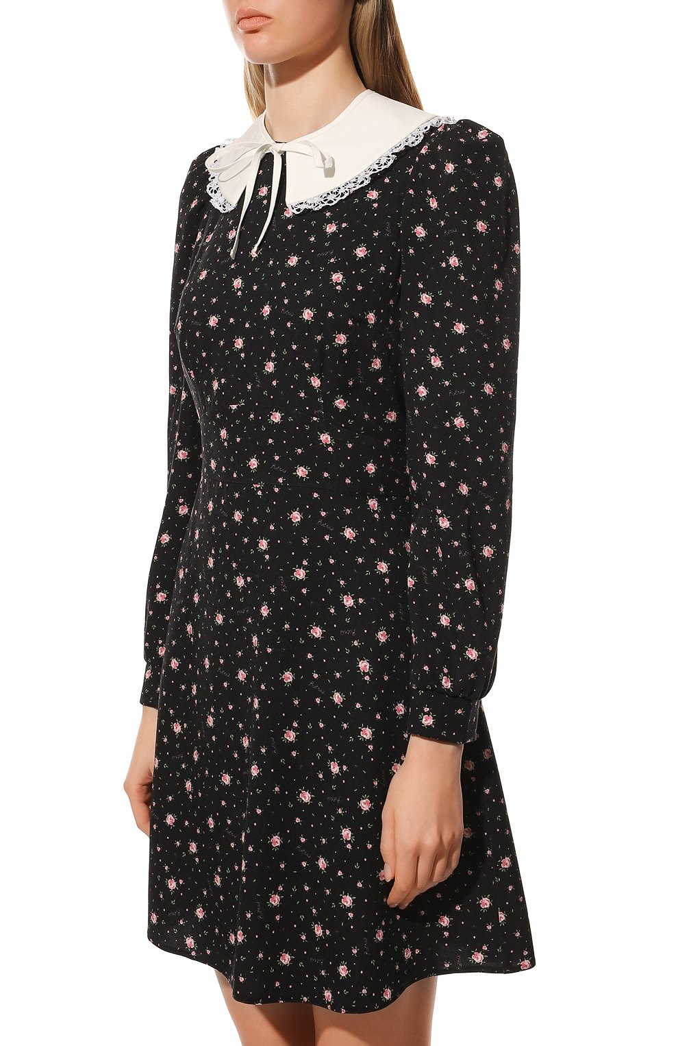 Платье из вискозы botrois x tsum BOTROIS черного цвета по цене 21900 руб., арт. SKU0023020, фото 3 Платье из вискозы botrois x tsum BOTROIS, арт. SKU0023020, фото 3