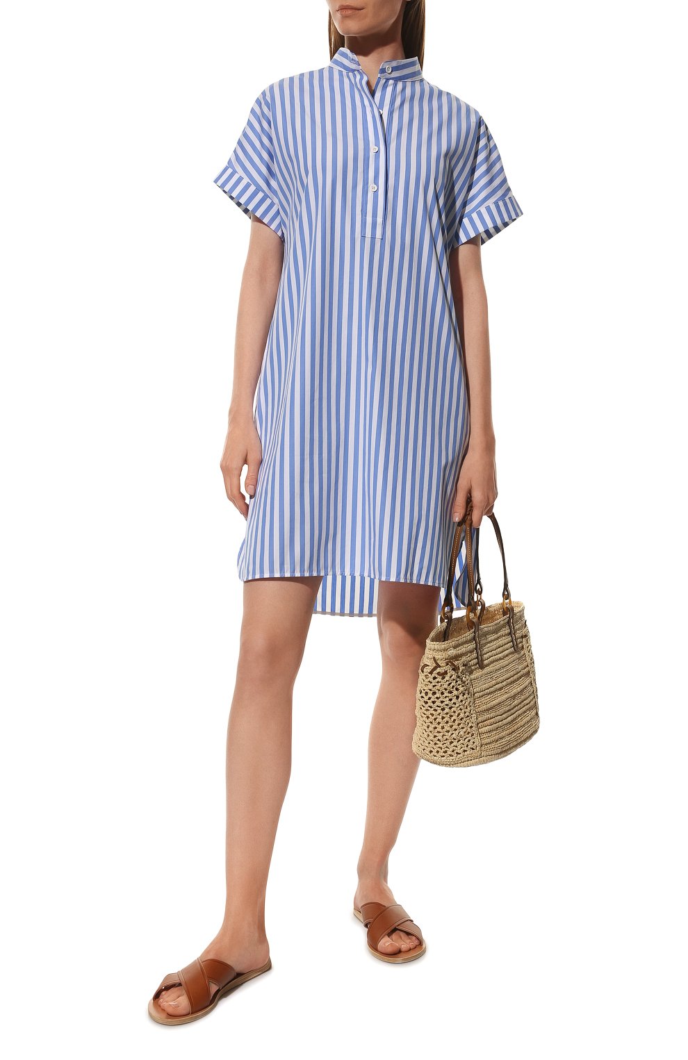 Платье WEEKEND MAX MARA голубого цвета по цене 30630 руб., арт. FAGLIA 32210326, фото 2 Платье WEEKEND MAX MARA, арт. FAGLIA 32210326, фото 2