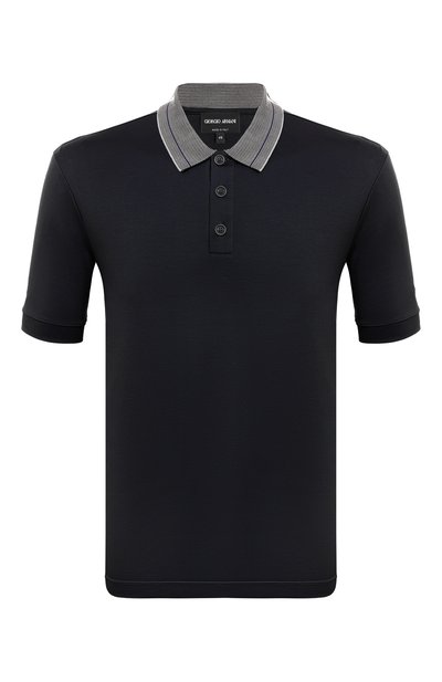 Мужское хлопковое поло GIORGIO ARMANI, арт. 3DSF52/SJFBZ