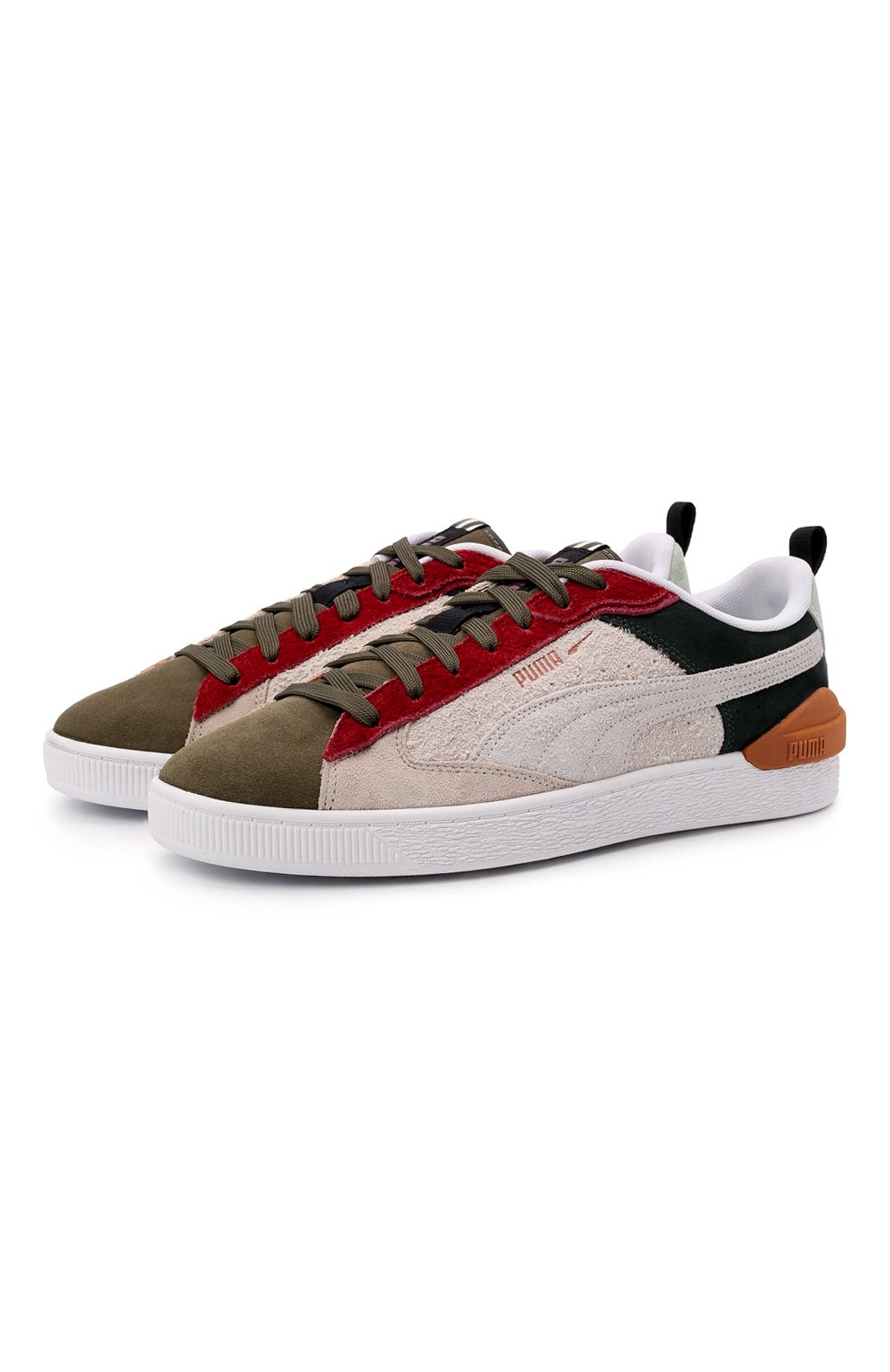 Кожаные кеды suede bloc wtformstripe PUMA разноцветного цвета по цене 12550 руб., арт. 38118402, фото 1 Кожаные кеды suede bloc wtformstripe PUMA, арт. 38118402, фото 1