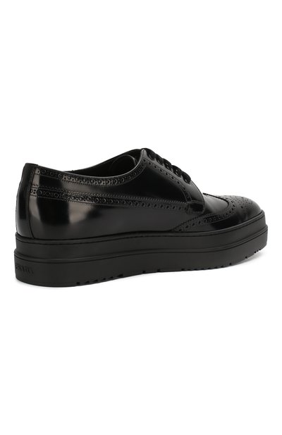 Кожаные дерби PRADA, арт. 2EE285-P39-F0002, фото 4