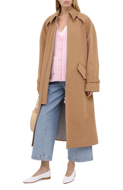 Шерстяной кардиган GANNI розового цвета по цене 32950 руб., арт. K1370, фото 2 Шерстяной кардиган GANNI, арт. K1370, фото 2