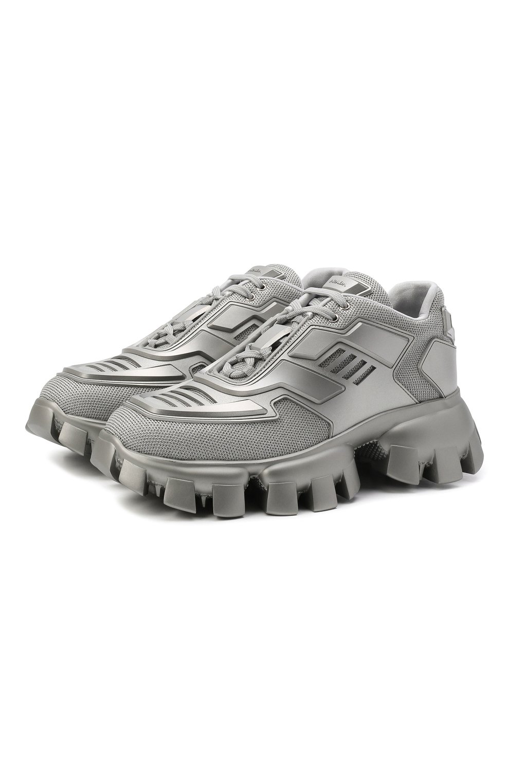 Комбинированные кроссовки cloudbust thunder PRADA, арт. 1E819L-3KR2-F0118-050, фото 1