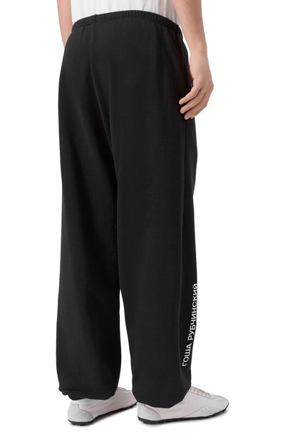 Хлопковые джоггеры ГОША РУБЧИНСКИЙ, арт. SWP_0102_BLACK, фото 4