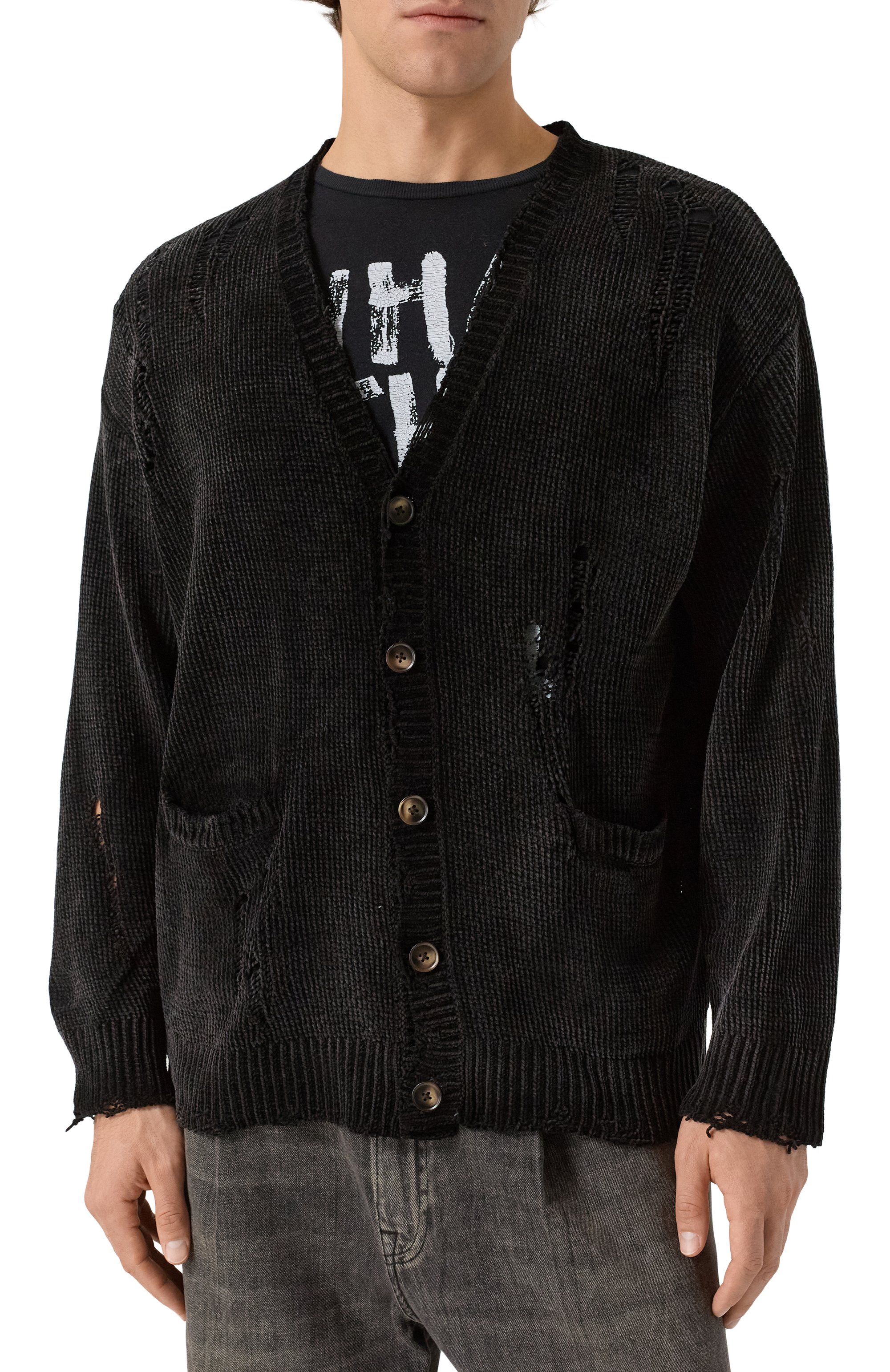 Хлопковый кардиган R13, арт. R13WY237-Y223A, фото 3