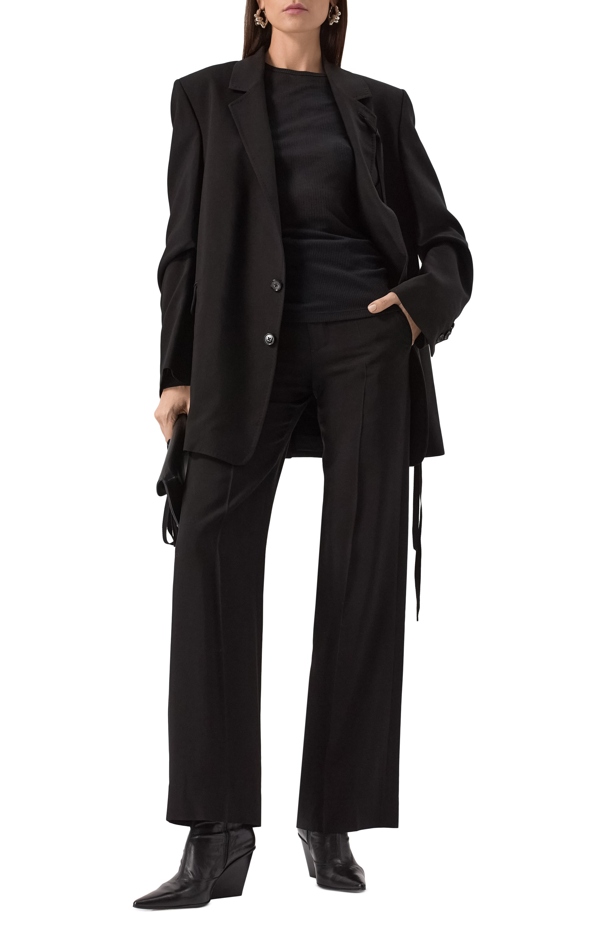 Брюки из вискозы ANN DEMEULEMEESTER, арт. B0011423/FA558, фото 2