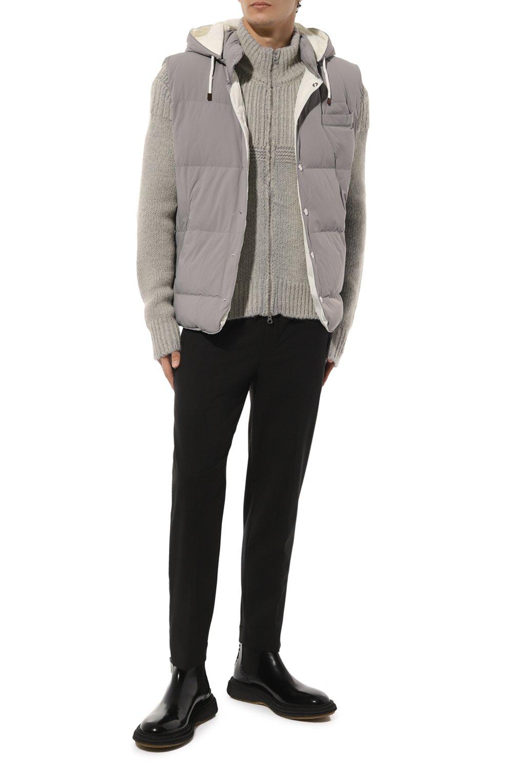 Пуховый жилет BRUNELLO CUCINELLI, арт. MM4031162, фото 2