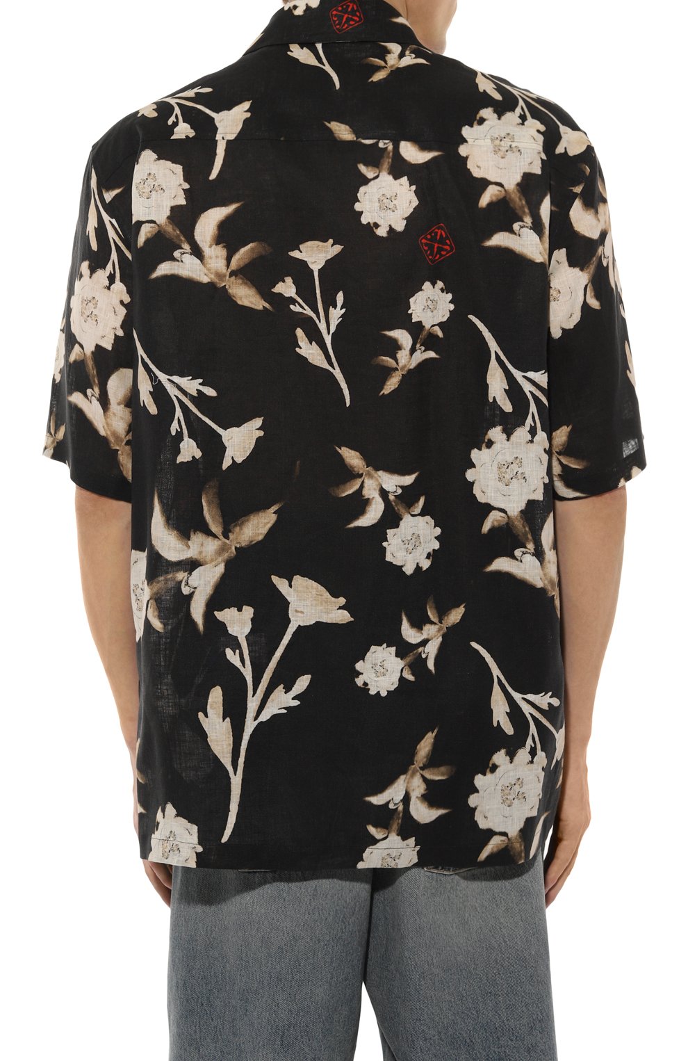 Льняная рубашка OFF-WHITE, арт. 0MGG013F24FAB003, фото 4