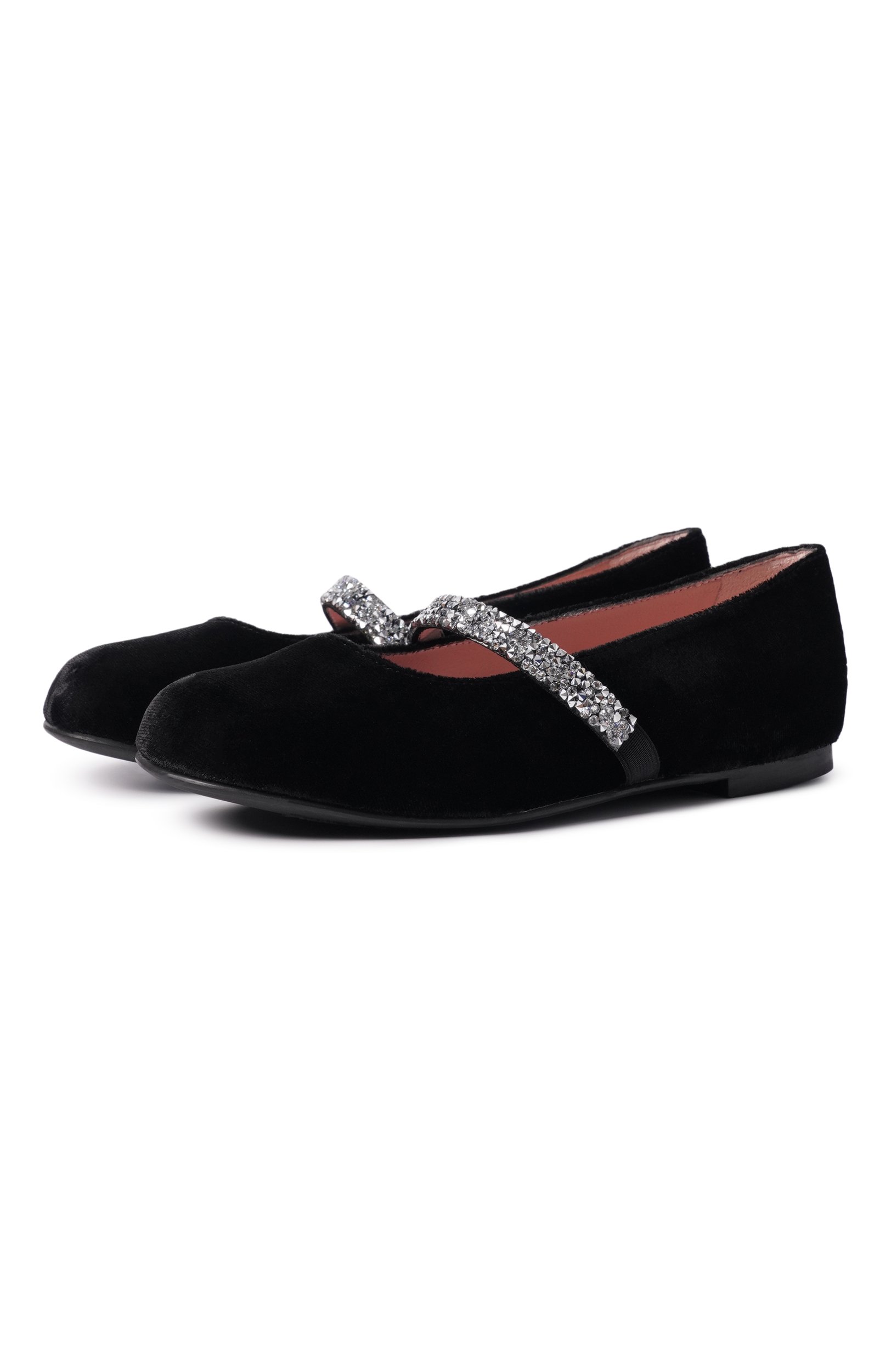 Бархатные балетки PRETTY BALLERINAS, арт. 49099_006, фото 1