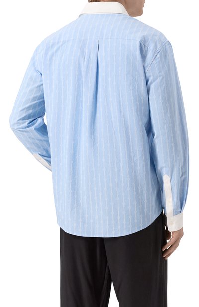 Рубашка из хлопка и вискозы CASABLANCA, арт. MS25-SH-175-01, фото 4