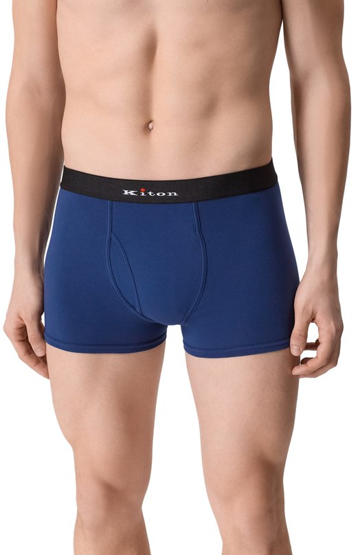 Хлопковые боксеры Kiton UNWBX16K0727H03 Синий  UNWBX16K0727H03 Фото 2