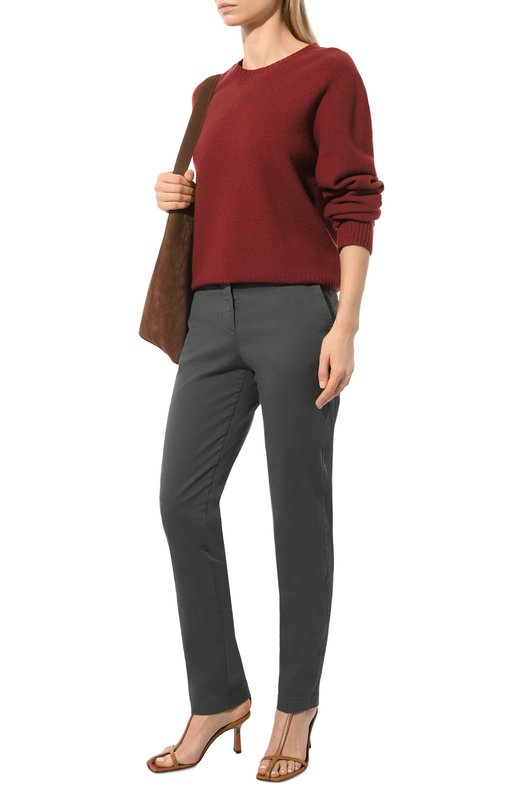 Хлопковые брюки Giorgio Armani 4SHPP130/T03B3 Серый  4SHPP130/T03B3 Фото 2