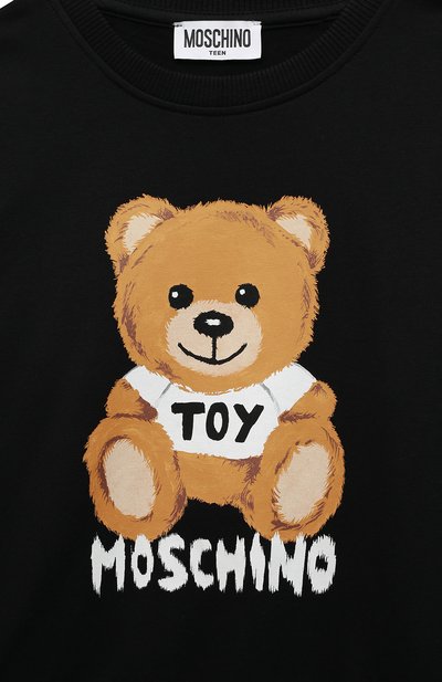 Хлопковый свитшот MOSCHINO, арт. HDF03T/LDA16/10A-14A, фото 3