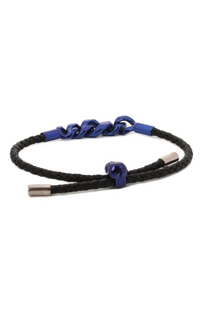 Кожаный браслет ALEXANDER MCQUEEN, арт. 663873/1AAC0, фото 2