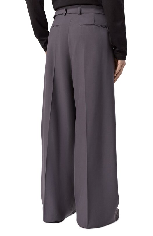 Шерстяные брюки Jil Sander J22KA0314-J40249 Серый  J22KA0314-J40249 Фото 4