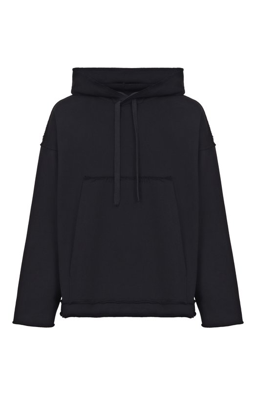 Хлопковое худи Isabel Benenato UJ01S26 Чёрный UJ01S26