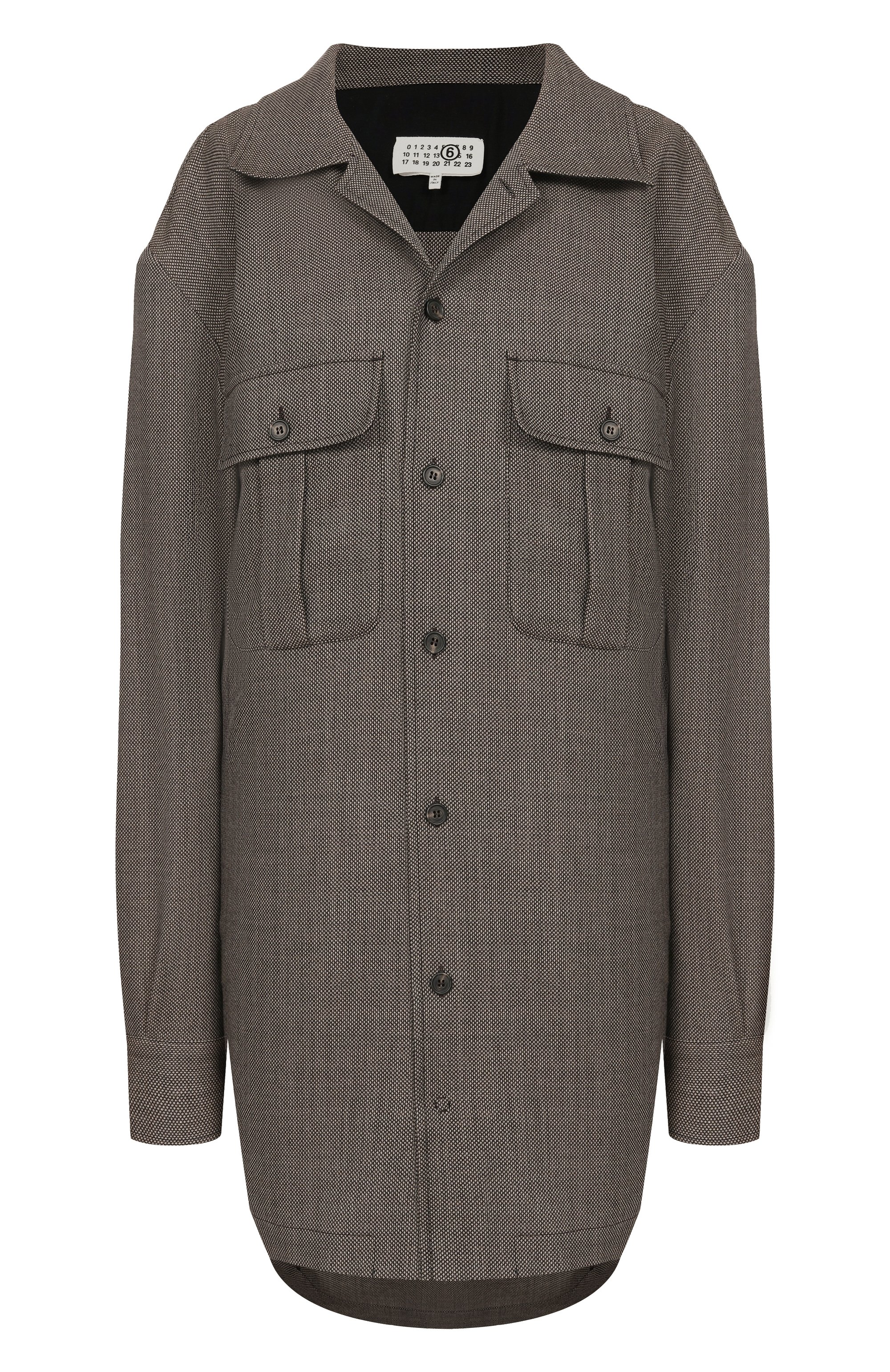 Шерстяная рубашка MM6, арт. S62DA0064/M35636, фото 1