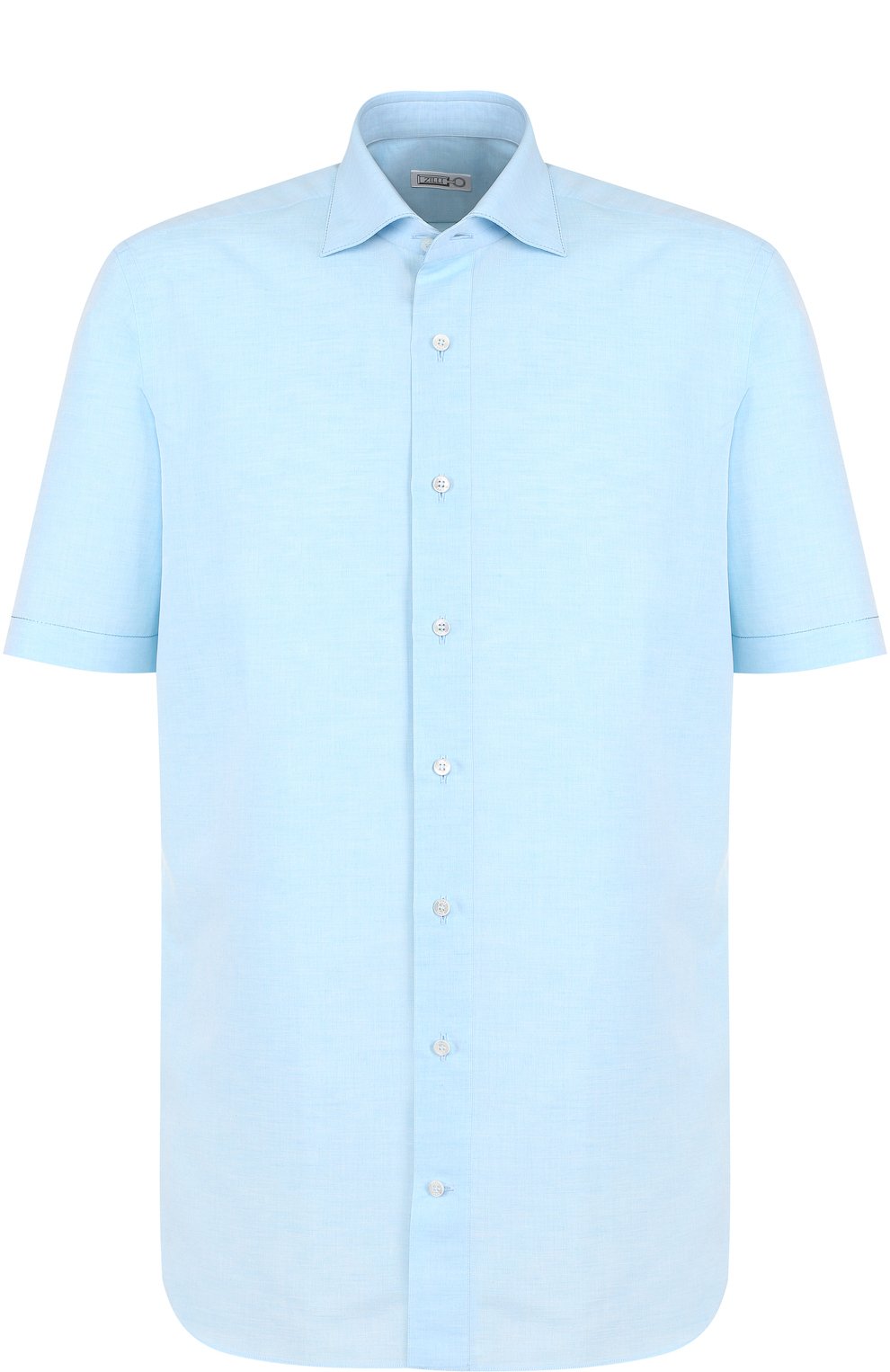 Рубашка из смеси льна и хлопка с короткими рукавами ZILLI, арт. MFP-01201-01084/0002, фото 1