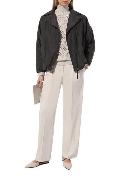 Куртка BRUNELLO CUCINELLI темно-серого цвета по цене 429500 руб., арт. MB5747870P, фото 2 Куртка BRUNELLO CUCINELLI, арт. MB5747870P, фото 2