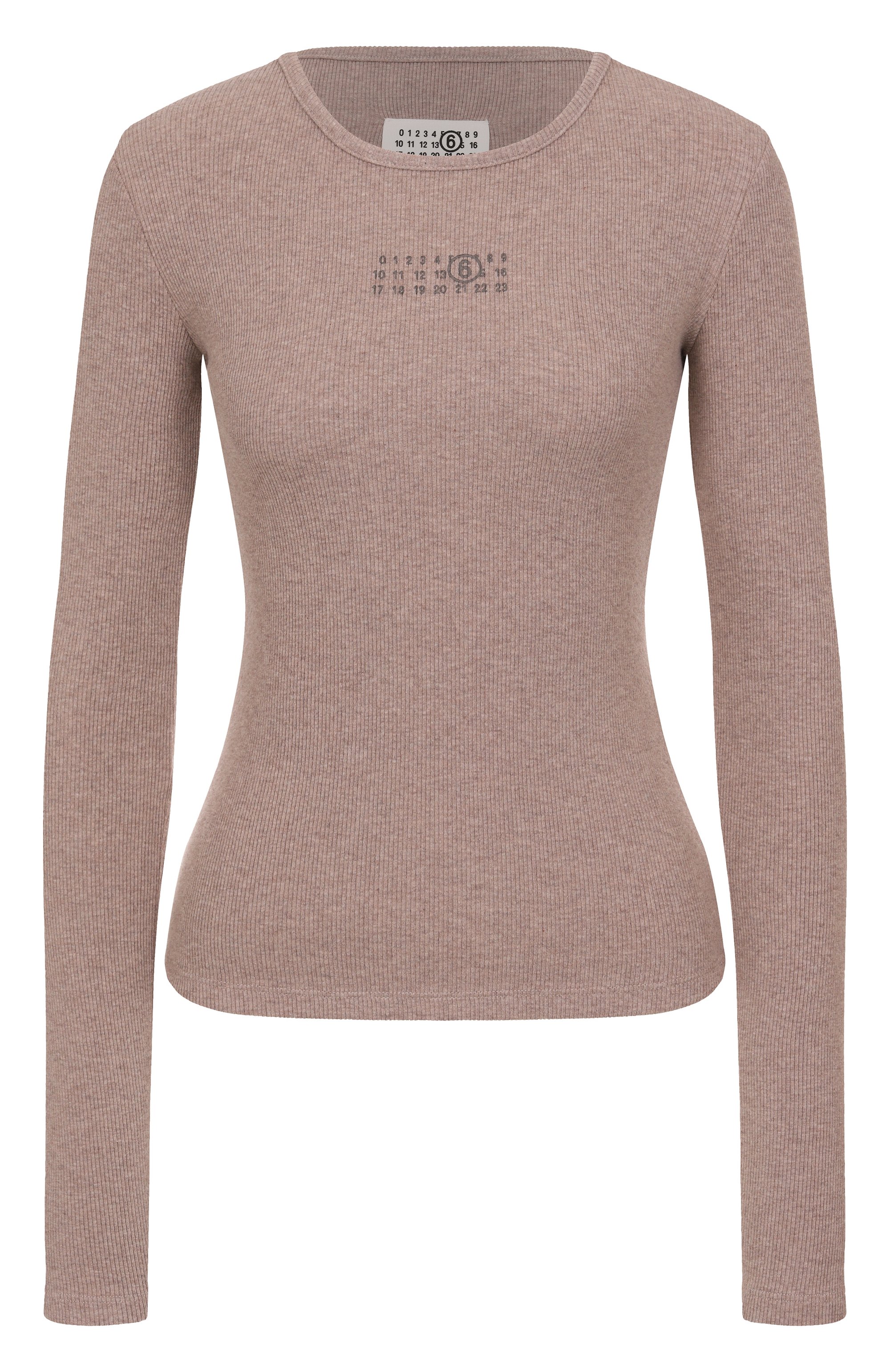 Лонгслив из хлопка и шерсти MM6, арт. S52NH0029/M20122, фото 1