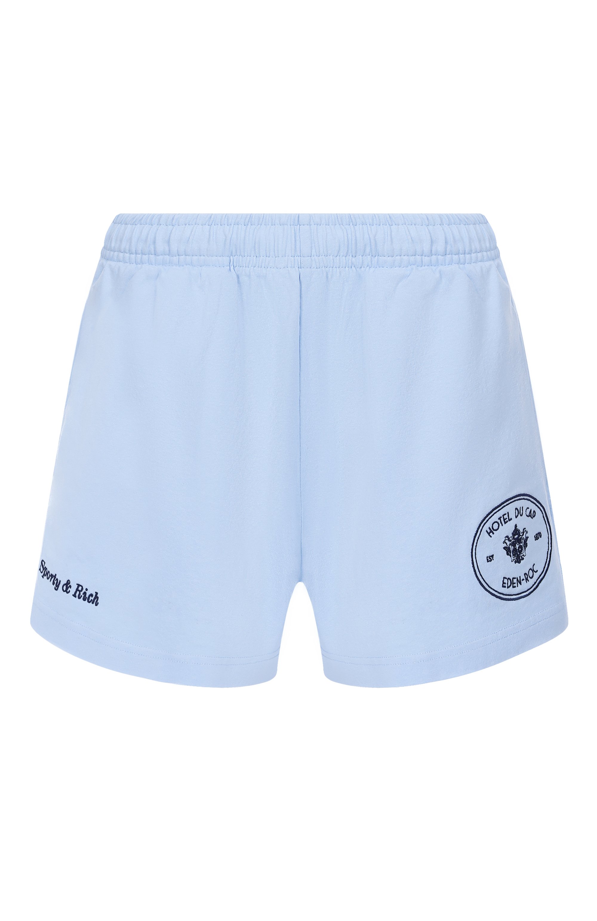 Хлопковые шорты sporty & rich x hotel du cap-eden-roc SPORTY AND RICH, арт. SH03760666BL90, фото 1