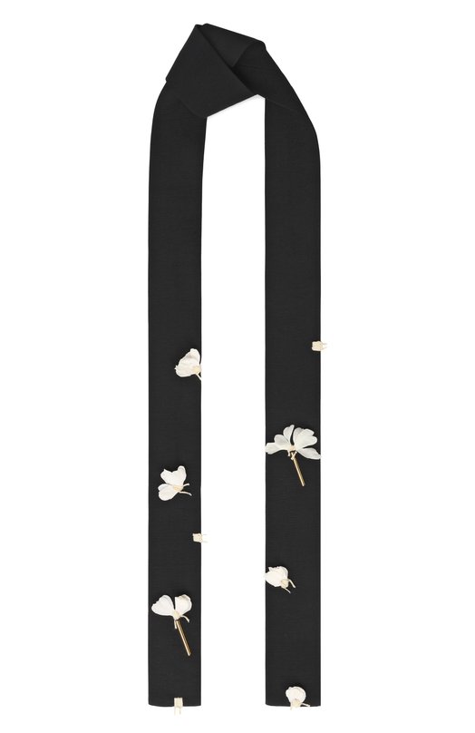 Шарф-твилли Flower Me SCARF-NS023010L Чёрный SCARF-NS023010L