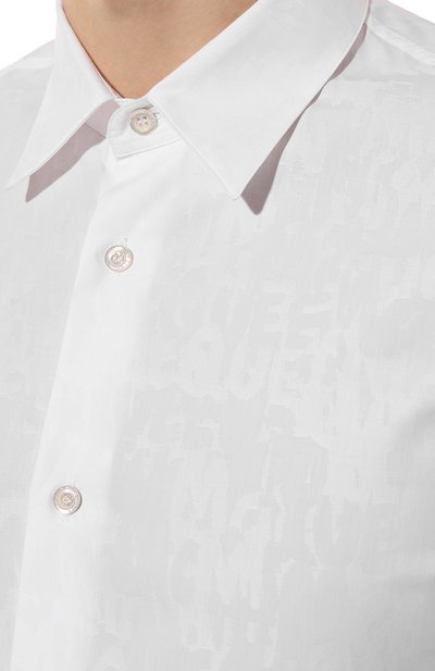 Хлопковая рубашка ALEXANDER MCQUEEN, арт. 727083 QUN76, фото 5