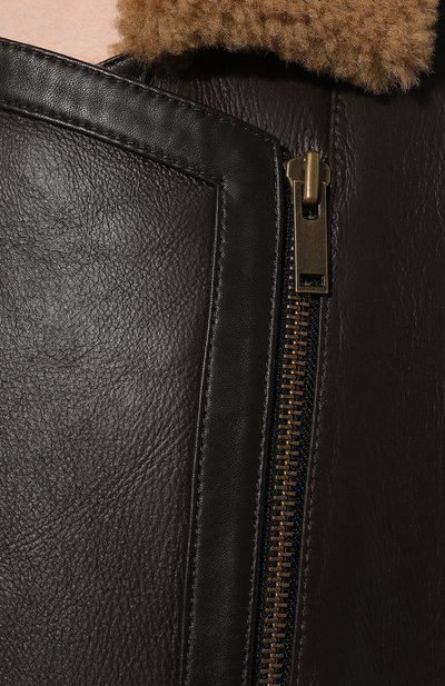 Дубленка из овчины LUDA NIKISHINA, арт. FJ/AIR/np-kr/brown, фото 5