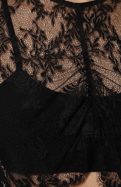 Топ ERIKA CAVALLINI черного цвета по цене 29050 руб., арт. P4WP02, фото 5 Топ ERIKA CAVALLINI, арт. P4WP02, фото 5