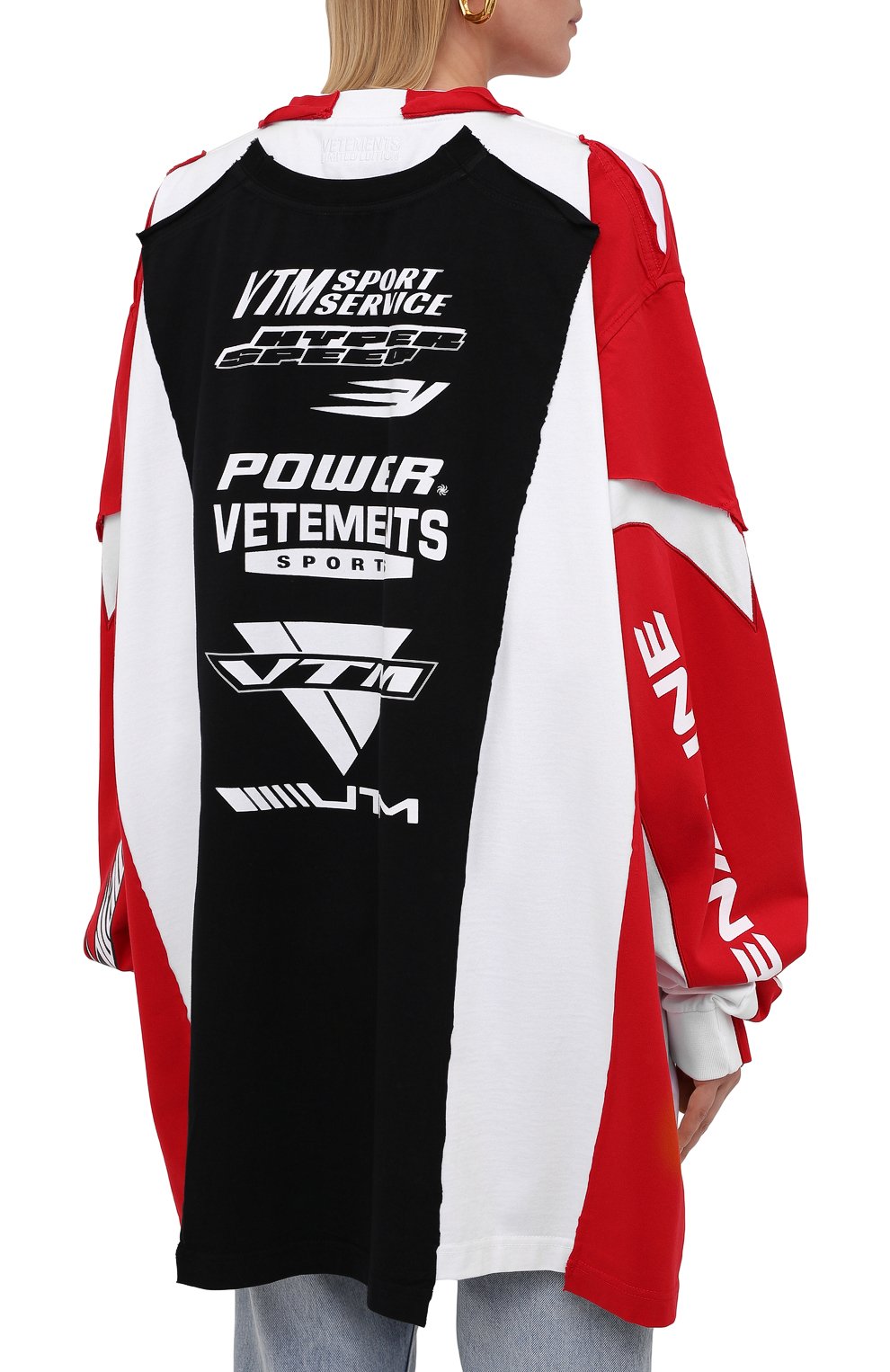 Хлопковый свитшот VETEMENTS, арт. UA52TR870R 1613/W, фото 4